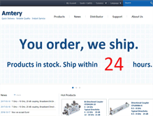Tablet Screenshot of amtery.com